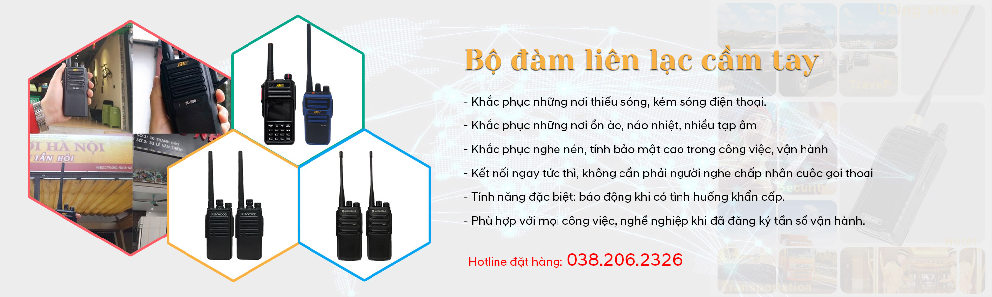 Bộ đàm liên lạc cầm tay